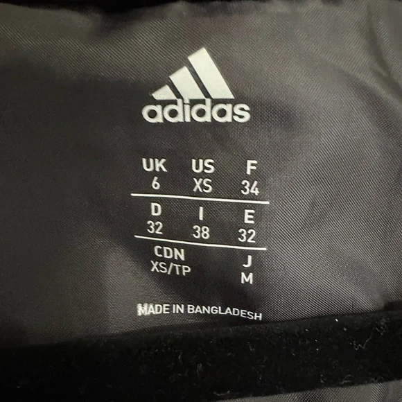 Adidas Women’s Black Raincoat | Size XS - Picture 3 of 3